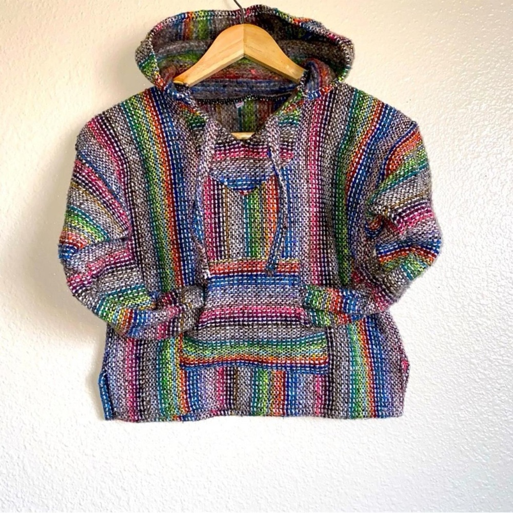Kids Woven Mexican Multi Color Sweater